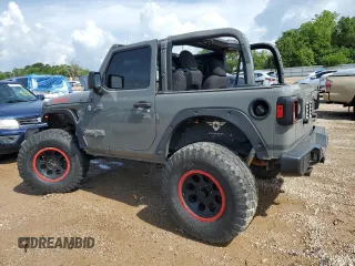 2021 Jeep Wrangler Sport with VIN 1C4GJXAN2MW523442, listed as a Copart auction lot 58253505 with 77,393 mi miles and Salvage title. Bid and sale history available at DreamBid. Image 2.