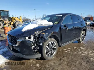 2022 Mazda CX-5 2.5 S Premium Package with VIN JM3KFBDM9N1537023, listed as a Copart auction lot 41543025 with 59,360 mi miles and Salvage Title. Bid and sale history available at carsss.com. Image 1.