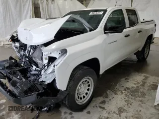 2023 Chevrolet Colorado 2WD Work Truck z VIN 1GCGSBEC5P1153517, wystawiony jako Copart lot #57752845 z przebiegiem 17 838 mil mil oraz Czysty tytuł • Clean title. Historia ofert i sprzedaży dostępna na DreamBid. Obrazek 1.