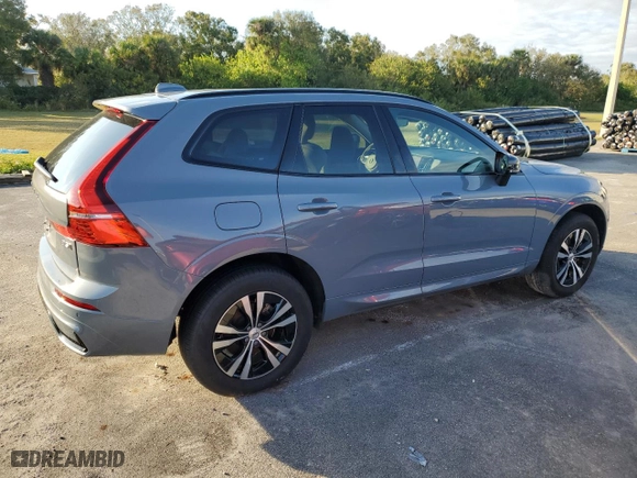 2024 Volvo XC60 Core Dark Theme with VIN YV4L12RK4R1800539, listed as a Copart auction lot 79146104 with 7,728 mi miles and Salvage Title. Bid and sale history available at carsss.com. Image 3.
