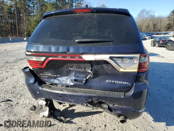 2016 Dodge Durango Citadel z VIN 1C4RDJEG3GC486240, wystawiony jako Copart lot #41580915 z przebiegiem 126 459 mil mil oraz Szkoda całkowita • Salvage title. Historia ofert i sprzedaży dostępna na DreamBid. Obrazek 6.