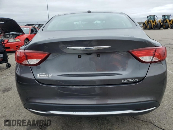 2015 Chrysler 200 C with VIN 1C3CCCCB2FN538251, listed as a Copart auction lot 51273775 with 156,907 mi miles and Salvage Title. Bid and sale history available at carsss.com. Image 6.