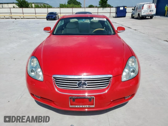 2003 Lexus SC 430 z VIN JTHFN48Y930045194, wystawiony jako Copart lot #61288265 z przebiegiem 169 010 mil mil oraz Czysty tytuł • Clean title. Historia ofert i sprzedaży dostępna na DreamBid. Obrazek 5.