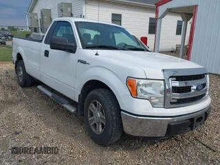 2014 Ford F-150 XL with VIN 1FTNF1CF6EKD16640, listed as a IAAI auction lot 40235032 with 124,116 mi miles and . Bid and sale history available at DreamBid. Image 1.