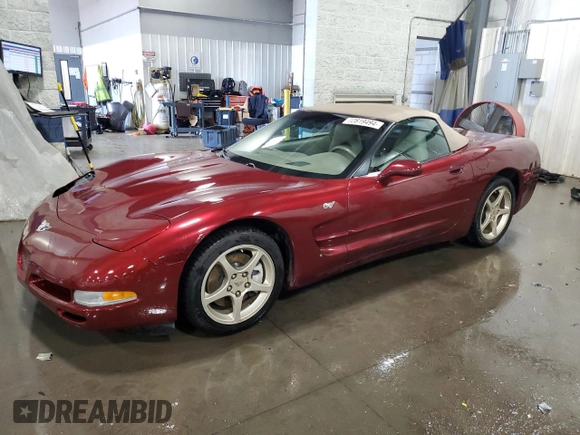 2003 Chevrolet Corvette with VIN 1G1YY32G035131954, listed as a Copart auction lot 72819494 with 65,089 mi miles and Salvage Title. Bid and sale history available at carsss.com. Image 1.