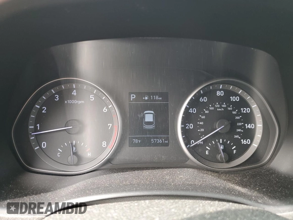 2018 Hyundai Elantra GT with VIN KMHH35LE6JU066203, listed as a Copart auction lot 73211344 with 57,361 mi miles and Salvage Title. Bid and sale history available at carsss.com. Image 9.