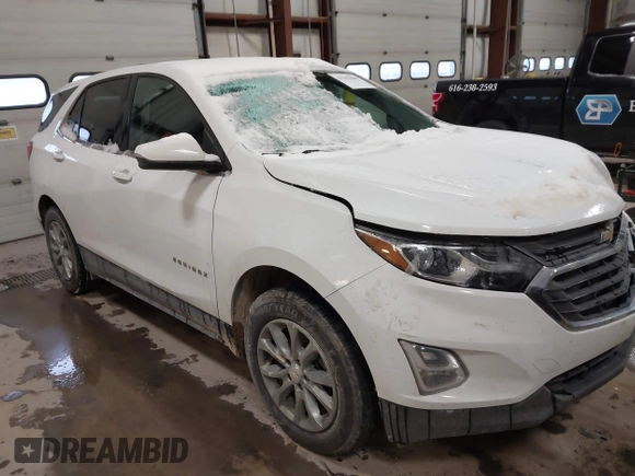 2018 Chevrolet Equinox LT with VIN 2GNAXSEV8J6252031, listed as a IAAI auction lot 41251068 with 124,361 mi miles. Bid and sale history available at carsss.com. Image 1.