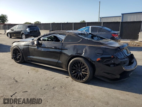 2021 Ford Mustang GT with VIN 1FA6P8CF4M5140085, listed as a Copart auction lot 55108505 with 48,670 mi miles and Non repairable. Bid and sale history available at DreamBid. Image 2.