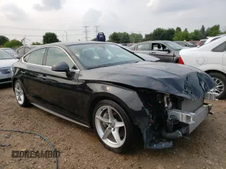 2018 Audi A5 Sportback Premium Plus with VIN WAUENCF57JA127882, listed as a Copart auction lot 55028903 with 52,932 mi miles. Bid and sale history available at carsss.com. Image 4.
