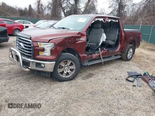 2017 Ford F-150 XL with VIN 1FTEW1EG9HFB75226, listed as a IAAI auction lot 41130292 with 125,205 mi miles. Bid and sale history available at carsss.com. Image 2.