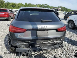 2018 Audi Q3 Premium with VIN WA1BCCFS4JR019085, listed as a Copart auction lot 57676375 with 94,743 mi miles and Salvage title. Bid and sale history available at DreamBid. Image 6.