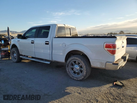 2012 Ford F-150 XL with VIN 1FTFW1EF0CKD52421, listed as a Copart auction lot 44705125 with 122,054 mi miles and Salvage Title. Bid and sale history available at carsss.com. Image 2.