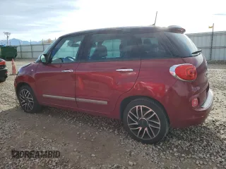 2014 FIAT 500L Lounge with VIN ZFBCFACHXEZ029174, listed as a Copart auction lot 80573714 with 72,099 mi miles and Salvage Title. Bid and sale history available at carsss.com. Image 2.