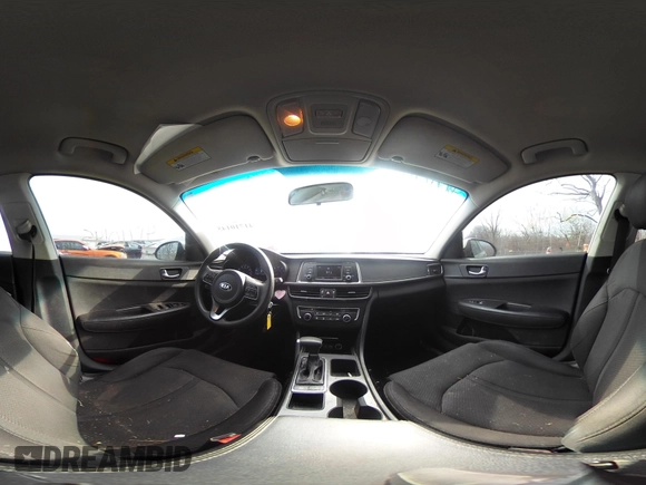 2017 Kia Optima LX with VIN 5XXGT4L36HG147615, listed as a IAAI auction lot 41710145 with 125,743 mi miles. Bid and sale history available at carsss.com. Image 18.