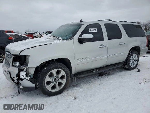 2010 Chevrolet Suburban LTZ with VIN 1GNUKKE36AR229085, listed as a Copart auction lot 45721095 with 201,743 mi miles and Clean Title. Bid and sale history available at carsss.com. Image 1.