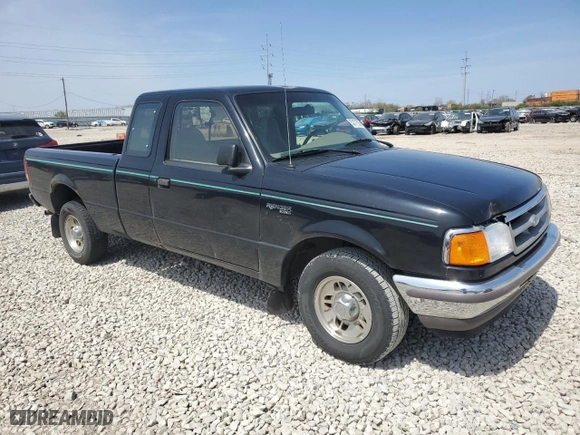 1997 Ford Ranger XL with VIN 1FTCR14U7VTA66265, listed as a Copart auction lot 53171285 with 230,500 mi miles and Salvage Title. Bid and sale history available at carsss.com. Image 4.