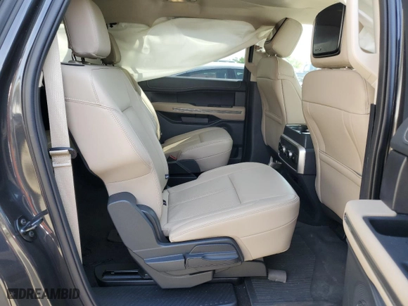 2023 Ford Expedition Max XLT with VIN 1FMJK1H87PEA09480, listed as a Copart auction lot 52716884 with 21,329 mi miles and Salvage Title. Bid and sale history available at carsss.com. Image 12.