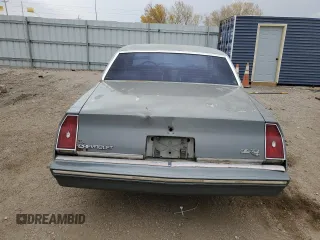 1986 Chevrolet Monte Carlo Sport с VIN 1G1GZ37Z7GR102095, выставлен на аукционе Copart как лот 77247544 с пробегом 87 728 миль миль и Чистый • Clean title. История ставок и продаж доступна на DreamBid. Изображение 6.