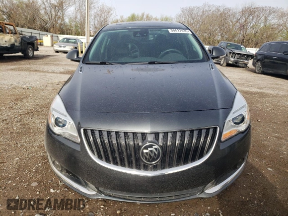 2017 Buick Regal Premium II with VIN 2G4GR5GX0H9130698, listed as a Copart auction lot 50827435 with 38,375 mi miles and Salvage Title. Bid and sale history available at carsss.com. Image 5.