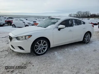 2015 Mazda 6 i Touring with VIN JM1GJ1V56F1221305, listed as a Copart auction lot 87756015 with 145,476 mi miles and Salvage title. Bid and sale history available at DreamBid. Image 1.