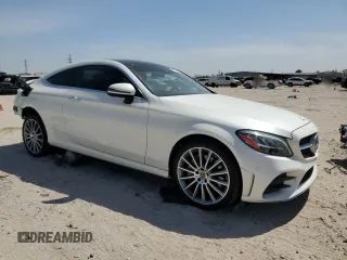 2019 Mercedes-Benz C 300 with VIN WDDWJ8DB4KF860572, listed as a Copart auction lot 47736605 with 38,051 mi miles and Salvage title. Bid and sale history available at DreamBid. Image 4.