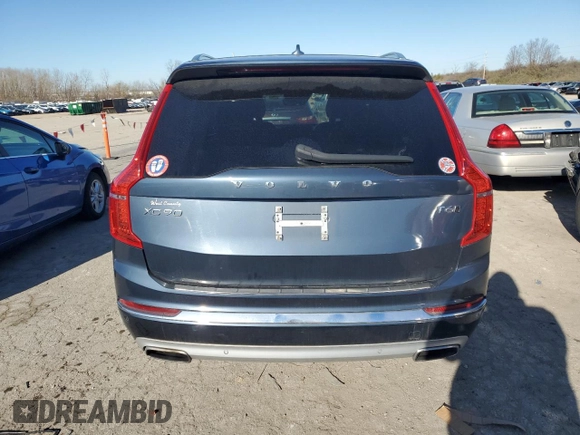 2021 Volvo XC90 Inscription with VIN YV4A22PL8M1677952, listed as a Copart auction lot 83773184 with 61,796 mi miles and Salvage Title. Bid and sale history available at carsss.com. Image 6.