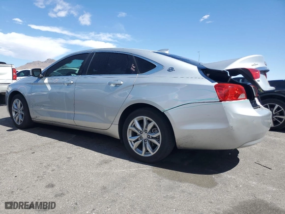 2017 Chevrolet Impala LT with VIN 2G1105S32H9148895, listed as a Copart auction lot 51261865 with 125,784 mi miles and Salvage Title. Bid and sale history available at carsss.com. Image 2.