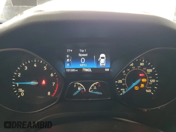2016 Ford Focus SE z VIN 1FADP3F22GL298136, wystawiony jako Copart lot #58539185 z przebiegiem 101 580 mil mil oraz Szkoda całkowita • Salvage title. Historia ofert i sprzedaży dostępna na DreamBid. Obrazek 9.