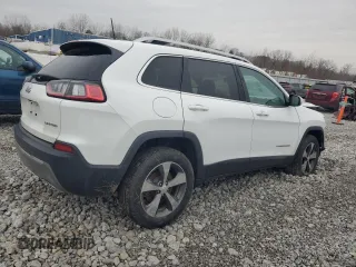 2019 Jeep Cherokee Limited with VIN 1C4PJMDX2KD106973, listed as a Copart auction lot 46819185 with Not Provided miles and Salvage Title. Bid and sale history available at DreamBid. Image 3.