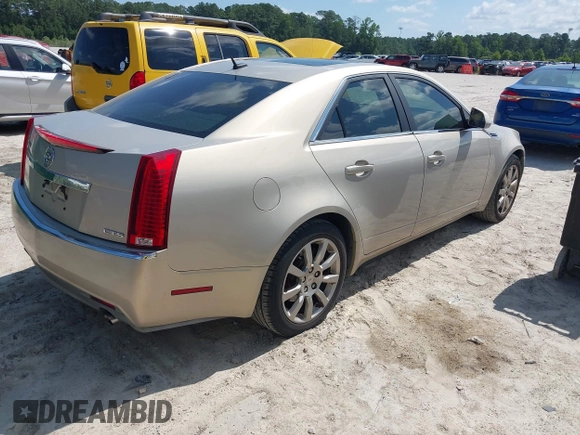 2008 Cadillac CTS RWD with VIN 1G6DF577X80208661, listed as a IAAI auction lot 42520115 with 104,756 mi miles and . Bid and sale history available at DreamBid. Image 4.