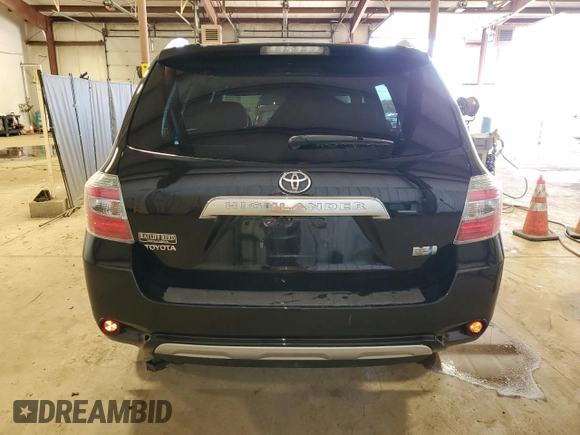 2009 Toyota Highlander Hybrid with VIN JTEEW41A792034341, listed as a Copart auction lot 49604365 with 232,147 mi miles and Salvage Title. Bid and sale history available at carsss.com. Image 6.