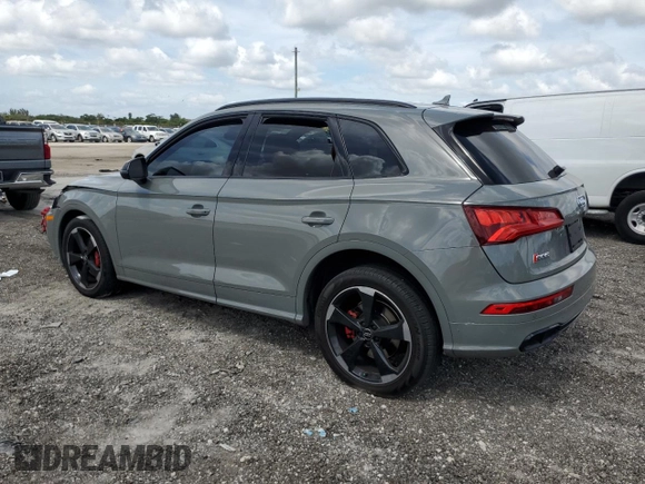 2019 Audi SQ5 Premium Plus with VIN WA1B4AFY1K2001739, listed as a Copart auction lot 44765984 with 29,469 mi miles and . Bid and sale history available at DreamBid. Image 2.