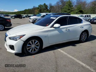 2017 Infiniti Q50 3.0t Signature Edition with VIN JN1EV7AR6HM835606, listed as a Copart auction lot 60976094 with 118,521 mi miles and Non Repairable. Bid and sale history available at carsss.com. Image 1.