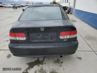 2000 Honda Civic EX with VIN 1HGEJ8149YL001565, listed as a Copart auction lot 53715545 with 275,041 mi miles and Salvage Title. Bid and sale history available at carsss.com. Image 6.