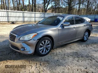 2011 Infiniti M37 with VIN JN1BY1AP6BM323423, listed as a Copart auction lot 49654995 with 207,243 mi miles and Salvage Title. Bid and sale history available at carsss.com. Image 1.
