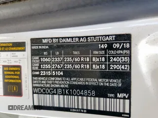 2019 Mercedes-Benz GLC 300 z VIN WDC0G4JB1K1004858, wystawiony jako Copart lot #56988185 z przebiegiem 46 328 mil mil oraz Szkoda całkowita • Salvage title. Historia ofert i sprzedaży dostępna na DreamBid. Obrazek 13.