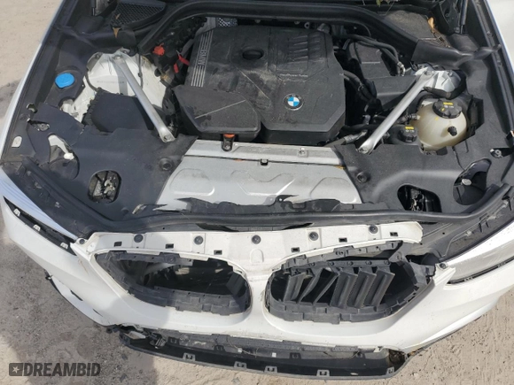 2021 BMW X3 sDrive30i with VIN 5UXTY3C03M9F63436, listed as a Copart auction lot 45341545 with 0 mi miles and Salvage Title. Bid and sale history available at carsss.com. Image 14.