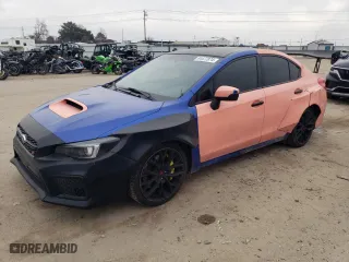 2018 Subaru WRX STI with VIN JF1VA2N60J9823218, listed as a Copart auction lot 84477874 with 67,204 mi miles and Salvage Title. Bid and sale history available at carsss.com. Image 1.