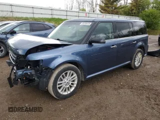 2019 Ford Flex SEL z VIN 2FMHK6C83KBA38465, wystawiony jako Copart lot #55235475 z przebiegiem 58 935 mil mil oraz Czysty tytuł • Clean title. Historia ofert i sprzedaży dostępna na DreamBid. Obrazek 1.