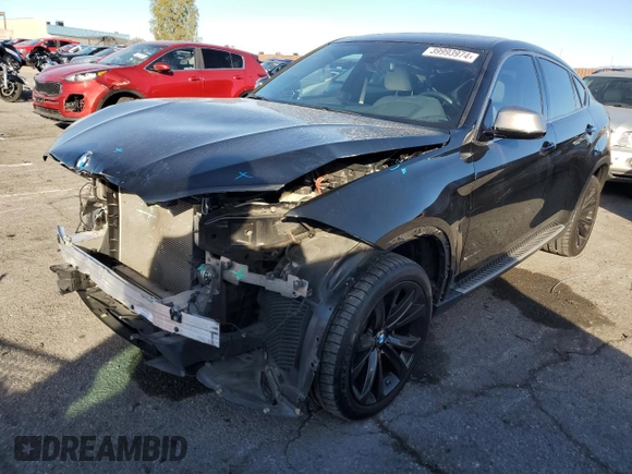 2017 BMW X6 sDrive35i with VIN 5UXKU0C34H0F99839, listed as a Copart auction lot 39993974 with 48,893 mi miles. Bid and sale history available at carsss.com. Image 1.