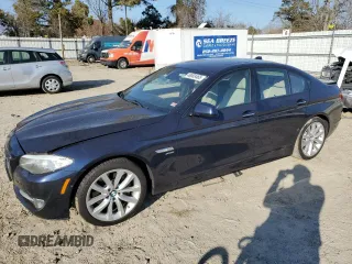 2012 BMW 5 Series 535i xDrive with VIN WBAFU7C51CDU56808, listed as a Copart auction lot 49003465 with 154,181 mi miles and Salvage Title. Bid and sale history available at carsss.com. Image 1.