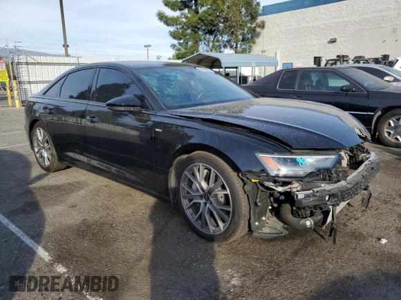 2023 Audi A6 Prestige with VIN WAUM2BF26PN044496, listed as a Copart auction lot 86398914 with 10,741 mi miles and Salvage Title. Bid and sale history available at carsss.com. Image 4.