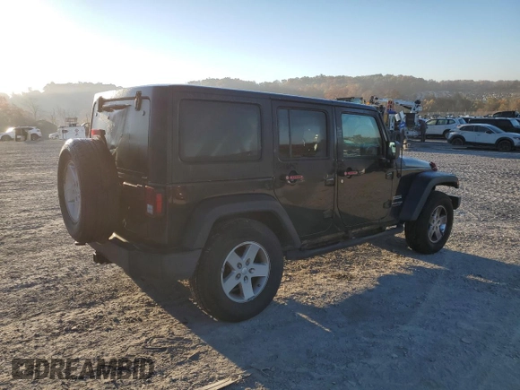 2018 Jeep Wrangler JK Unlimited Sport S with VIN 1C4BJWDG2JL874348, listed as a Copart auction lot 77430104 with 115,813 mi miles and Salvage Title. Bid and sale history available at carsss.com. Image 3.