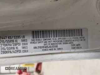 2018 Ram ProMaster City Cargo Van Tradesman with VIN ZFBERFAB5J6L85510, listed as a IAAI auction lot 41589639 with 126,740 mi miles. Bid and sale history available at carsss.com. Image 9.