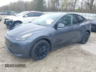 2023 Tesla Model Y Long Range with VIN 7SAYGDEE3PA177437, listed as a IAAI auction lot 41813483 with 17,093 mi miles. Bid and sale history available at carsss.com. Image 20.