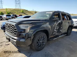 2024 Toyota Sequoia SR5 with VIN 7SVAAABAXRX034440, listed as a Copart auction lot 62463604 with 0 mi miles and Salvage Title. Bid and sale history available at carsss.com. Image 1.