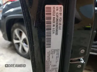 2022 Jeep Cherokee Limited with VIN 1C4PJMDX3ND506383, listed as a Copart auction lot 47284505 with 5,557 mi miles and Salvage Title. Bid and sale history available at DreamBid. Image 14.