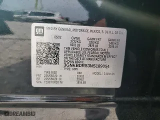 2022 Chevrolet Blazer LT with VIN 3GNKBDRS3NS189054, listed as a Copart auction lot 47196345 with 32,013 mi miles and Salvage Title. Bid and sale history available at carsss.com. Image 13.