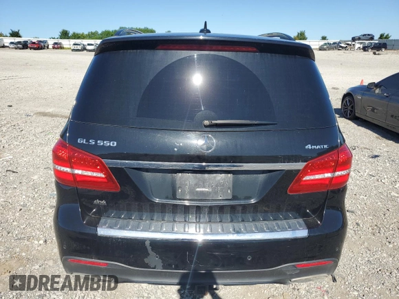 2018 Mercedes-Benz GLS 550 with VIN 4JGDF7DE5JB136673, listed as a Copart auction lot 57268774 with 152,290 mi miles and Salvage Title. Bid and sale history available at DreamBid. Image 6.