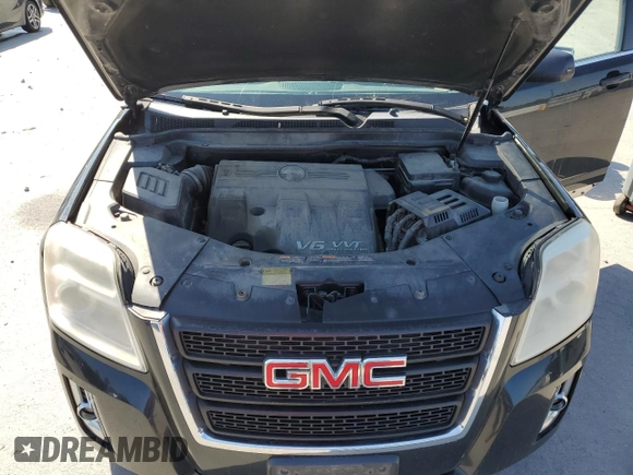 2011 GMC Terrain SLT-1 with VIN 2CTFLVE52B6464019, listed as a Copart auction lot 53384345 with 165,954 mi miles and Salvage title. Bid and sale history available at DreamBid. Image 12.